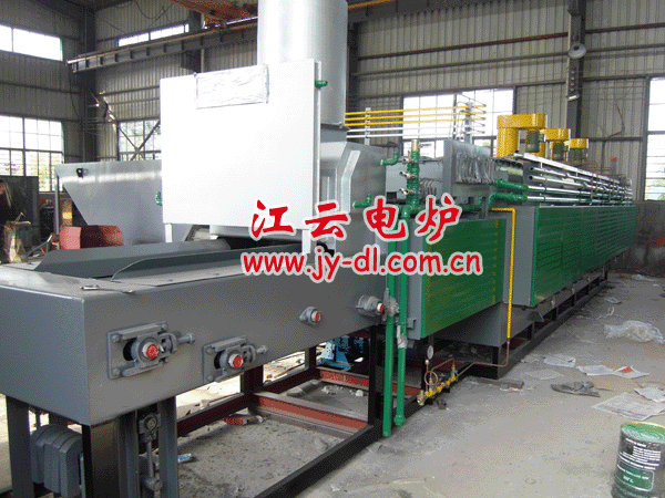 Mesh belt blackening furnace