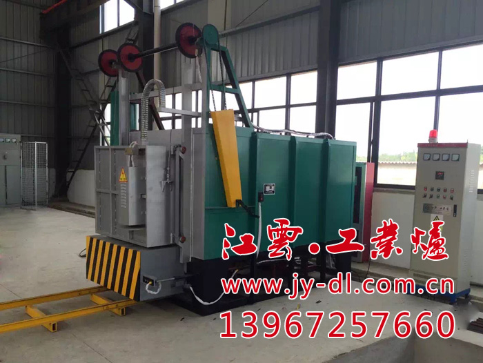 All fiber trolley resistance furnace